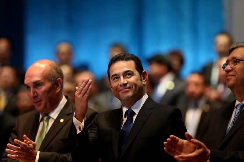 La "nueva Guatemala" de Jimmy Morales se cimentará en la lucha anticorrupción La "nueva Guatemala" de Jimmy Morales se cimentará en la lucha anticorrupción