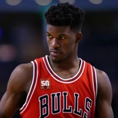 Jimmy Butler, durante un partido con los Chicago Bulls Jimmy Butler, durante un partido con los Chicago Bulls
