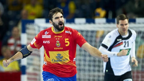 Jorge Maqueda celebra un tanto