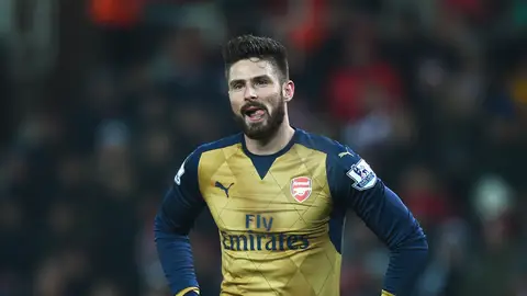 Giroud lamenta una ocasión fallada con el Arsenal Giroud lamenta una ocasión fallada con el Arsenal