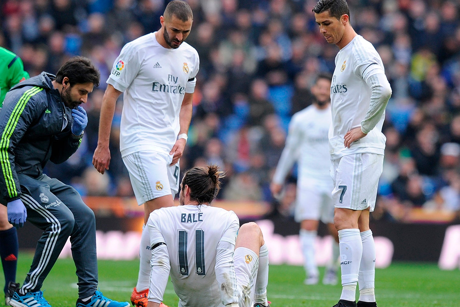 Bale sufre una lesión muscular en el sóleo de la pierna derecha Bale sufre una lesión muscular en el sóleo de la pierna derecha