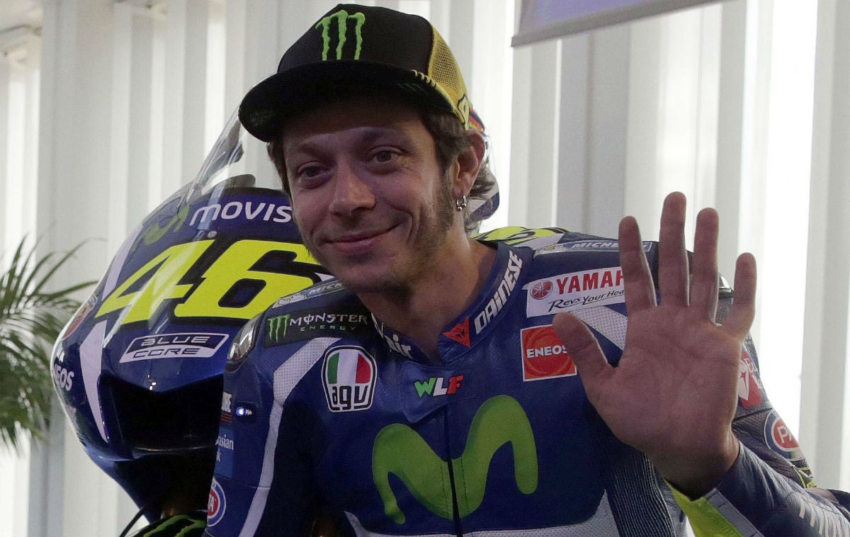 Rossi: "Afortunadamente, Márquez no está en mi equipo" Rossi: "Afortunadamente, Márquez no está en mi equipo"