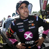 Nani Roma, tras una etapa del Dakar Nani Roma, tras una etapa del Dakar
