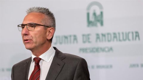 El portavoz del Gobierno andaluz, Miguel &Aacute;ngel V&aacute;zquez