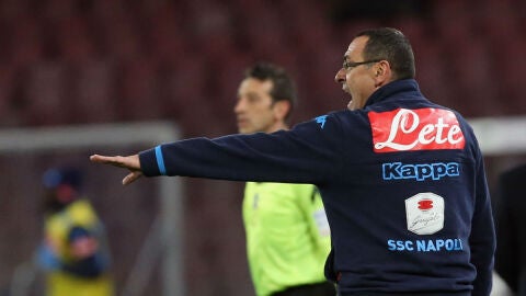 Maurizio Sarri, t&eacute;cnico del N&aacute;poles