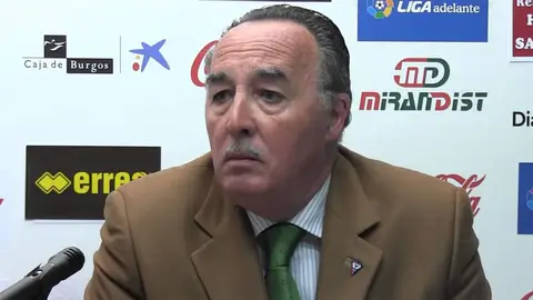 Alfredo de Miguel, presidente del Mirandés Alfredo de Miguel, presidente del Mirandés
