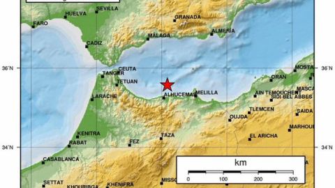 El epicentro del terremoto se ha registrado en Alhucemas