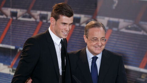 Gareth Bale y Florentino P&eacute;rez