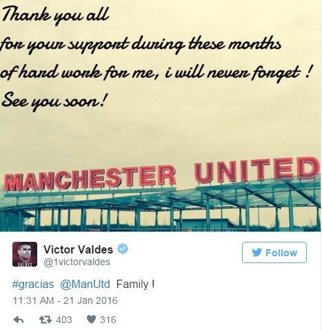 Víctor Valdés confirma su salida del Manchester United Víctor Valdés confirma su salida del Manchester United
