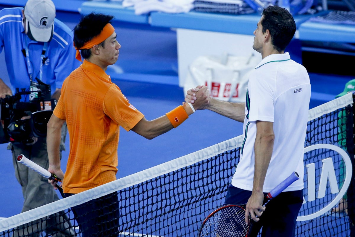 Nishikori elimina a García López en tercera ronda en Melbourne Nishikori elimina a García López en tercera ronda en Melbourne
