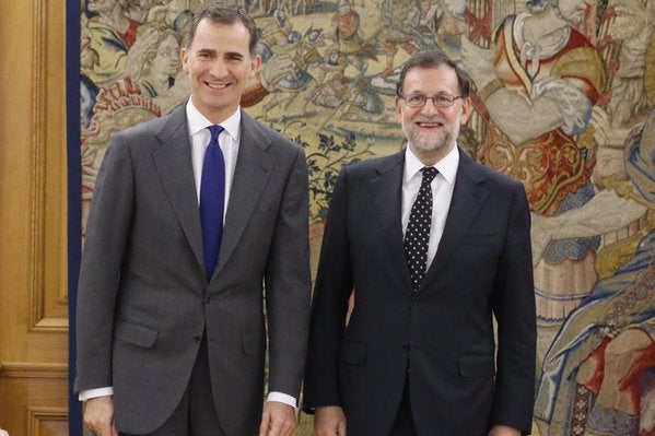 Mariano Rajoy comunica al Rey en Zarzuela su deseo de ser candidato a la investidura Mariano Rajoy comunica al Rey en Zarzuela su deseo de ser candidato a la investidura