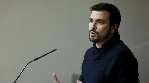Alberto Garzón comparece en rueda de prensa en el Congreso Alberto Garzón comparece en rueda de prensa en el Congreso