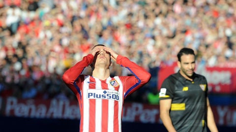 Griezmann se lamenta ante Rami