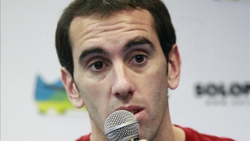 Diego Godín, defensa del Atlético de Madrid