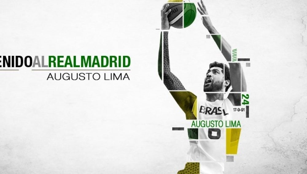 Augusto Lima, nuevo jugador del Real Madrid de baloncesto
