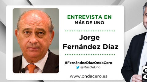 Plantilla de la entrevista de Jorge Fern&aacute;ndez D&iacute;az en M&aacute;s de uno