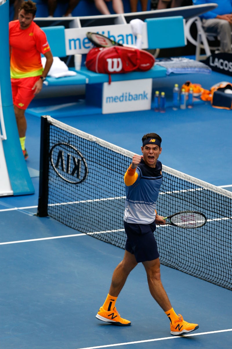 Raonic deja sin cuartos de final a Wawrinka Raonic deja sin cuartos de final a Wawrinka