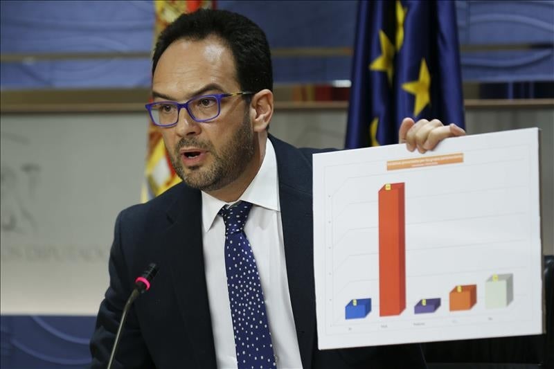 El PSOE dice que las detenciones en Valencia son un motivo más contra la coalición con el PP El PSOE dice que las detenciones en Valencia son un motivo más contra la coalición con el PP
