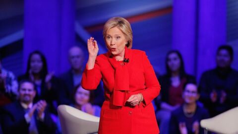La asppirante dem&oacute;crata, Hiillary Clinton. 