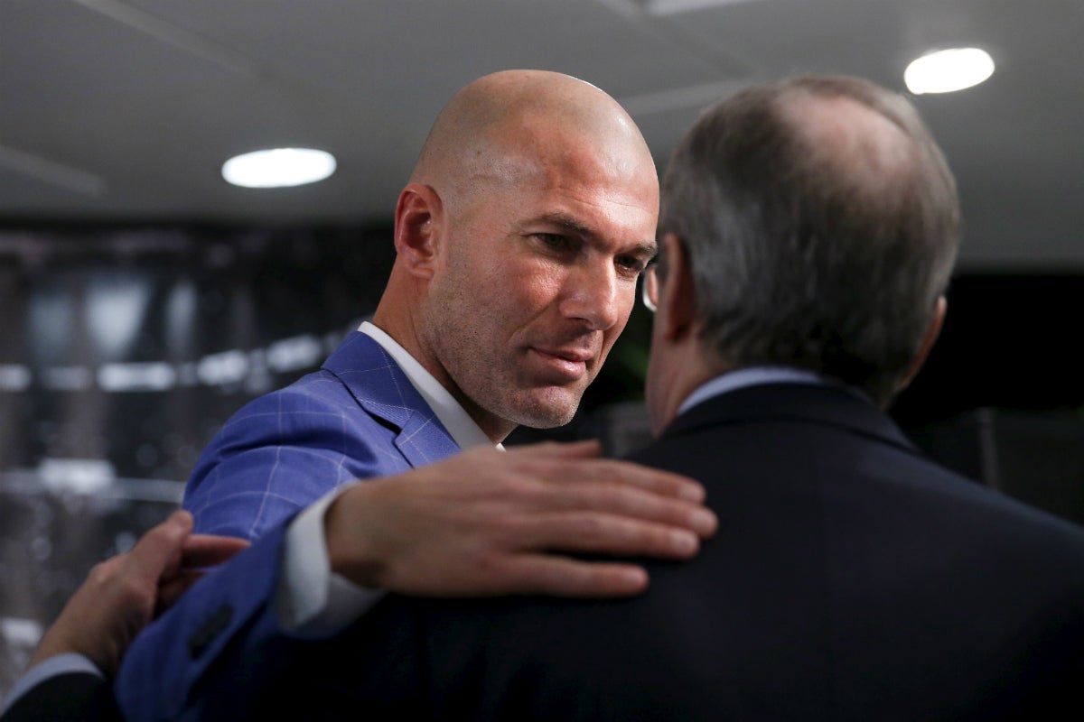 Florentino Pérez: "Zidane me dijo sí inmediatamente, sin dudar" Florentino Pérez: "Zidane me dijo sí inmediatamente, sin dudar"