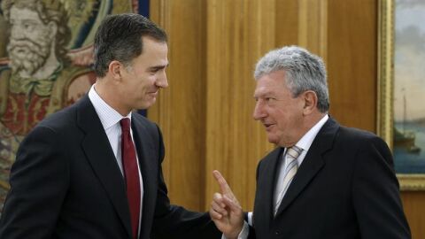 El Rey recibe al diputado de Nueva Canarias, Pedro Quevedo