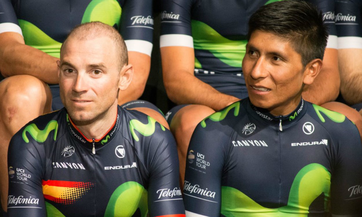 Nairo y Valverde lideran un Movistar Team que quiere el Tour y el Giro Nairo y Valverde lideran un Movistar Team que quiere el Tour y el Giro