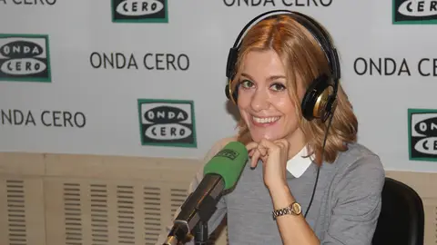Alexandra Jiménez en Onda Cero La actriz Alexandra Jiménez durante una entrevista en Onda Cero