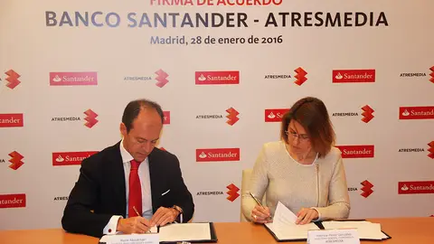 Banco Santander y Atresmedia firman un acuerdo para apoyar el acceso de los estudiantes al mundo laboral Banco Santander y Atresmedia firman un acuerdo para apoyar el acceso de los estudiantes al mundo laboral