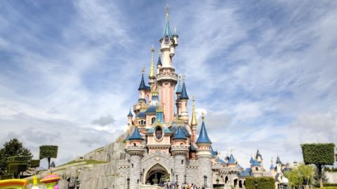 Castillo de Disneyland Par&iacute;s