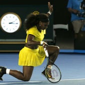 Serena Williams, tras ganar a Radwanska en Australia