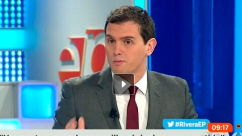 El l&iacute;der de Ciudadanos, Albert Rivera, en una entrevista en Espejo P&uacute;blico