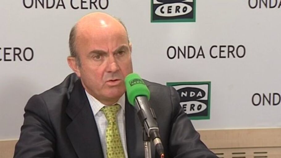 El ministro de Econom&iacute;a, Luis de Guindos. 