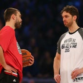 Marc y Pau Gasol, en el All Star 2015