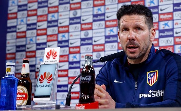 Simeone: "Que no siga Jackson es un fracaso mío" Simeone: "Que no siga Jackson es un fracaso mío"