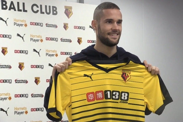 Mario Suárez, nuevo jugador del Watford Mario Suárez, nuevo jugador del Watford