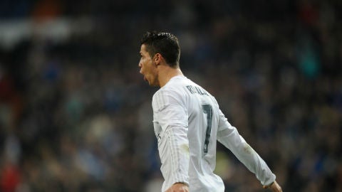 Cristiano celebra un gol