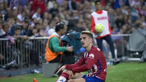 Griezmann se lamenta Griezmann se lamenta