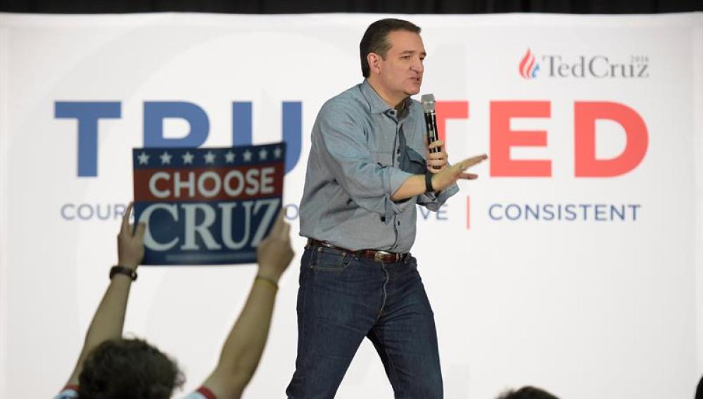 El candidato republicano, Ted Cruz. 