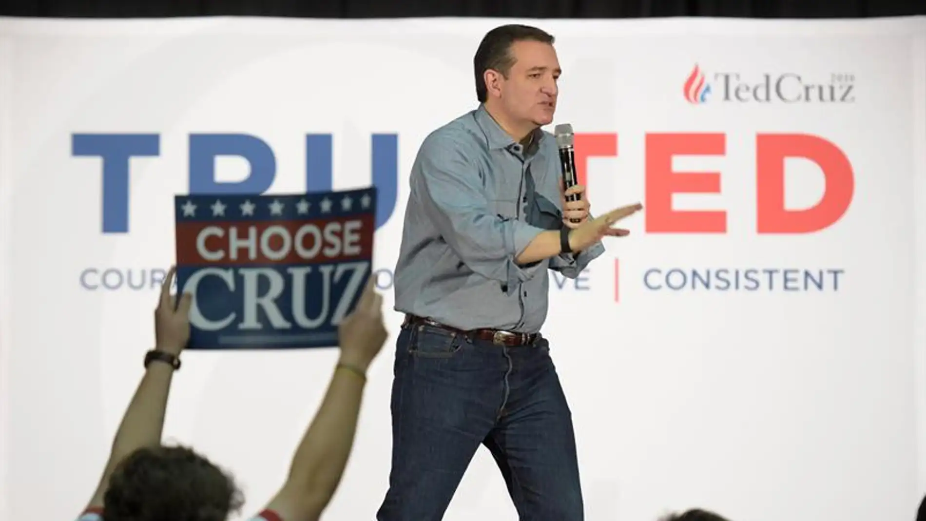 El candidato republicano, Ted Cruz. 