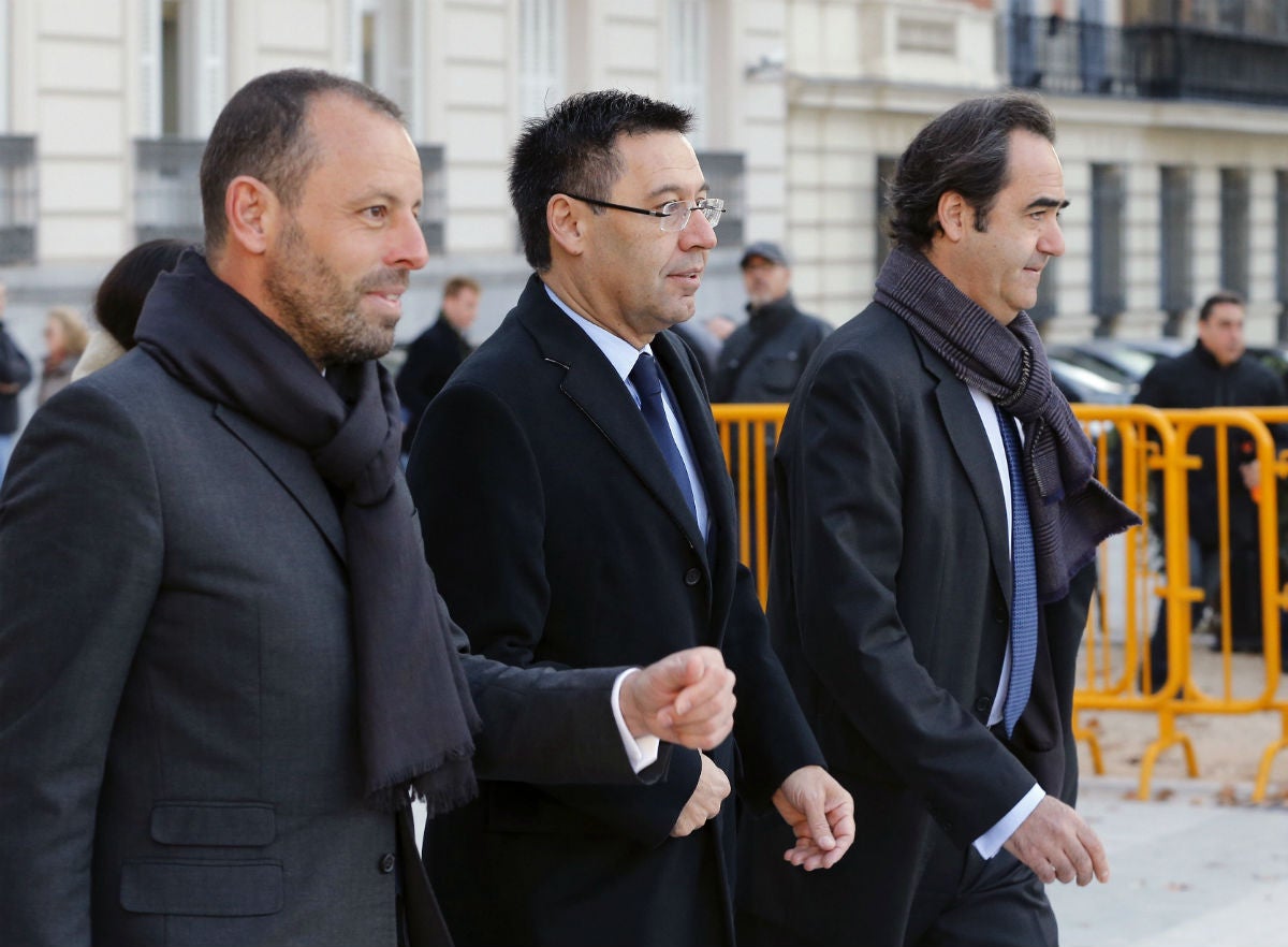 Bartomeu y Rosell se niegan a declarar por el fichaje de Neymar alegando que ya lo hicieron Bartomeu y Rosell se niegan a declarar por el fichaje de Neymar alegando que ya lo hicieron