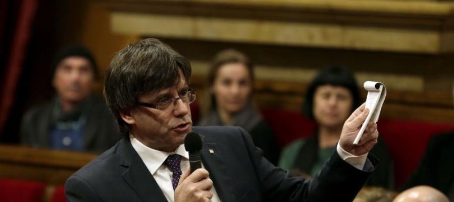 El presidente de la Generalitat, Carles Puigdemont El presidente de la Generalitat, Carles Puigdemont