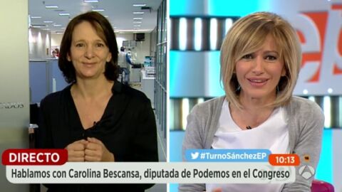 Carolina Bescansa en Espejo P&uacute;blico