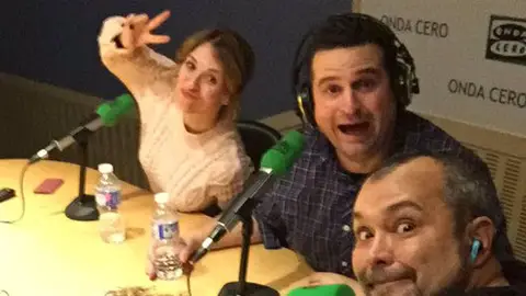 Elena Ballesteros y Carlos Martín Presentación en La Parroquia de la película 'Reverso'