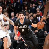 Ricky Rubio, ante los Clippers Ricky Rubio, ante los Clippers