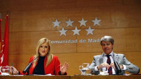 La presidenta de la Comunidad de Madrid, Cristina Cifuentes
