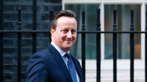 El primer ministro brit&aacute;nico, David Cameron