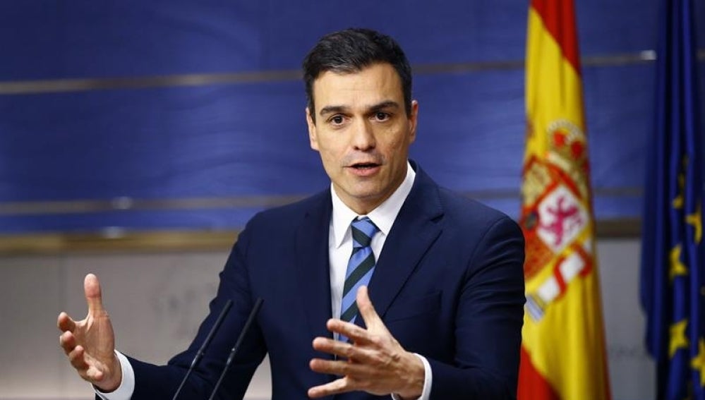 El líder socialista, Pedro Sánchez