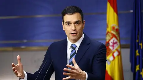 El líder socialista, Pedro Sánchez El líder socialista, Pedro Sánchez