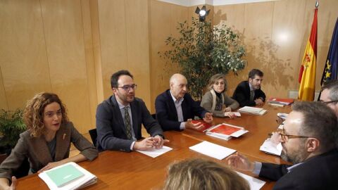 Equipos negociadores de PSOE y C's