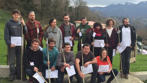 Clausura del curso de formaci&oacute;n de pastores de Artzain Eskola